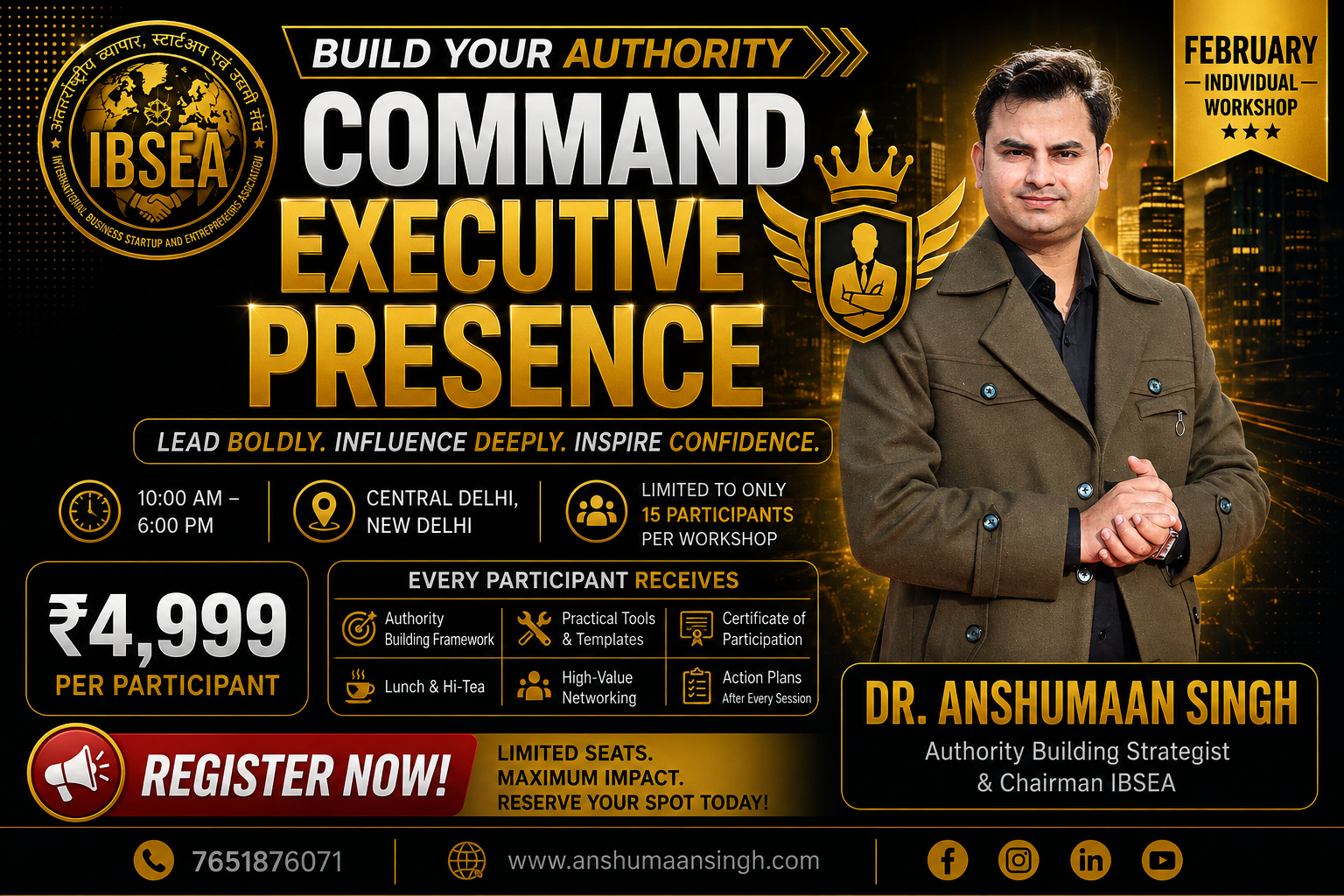 COMMAND EXECUTIVE PRESENCE