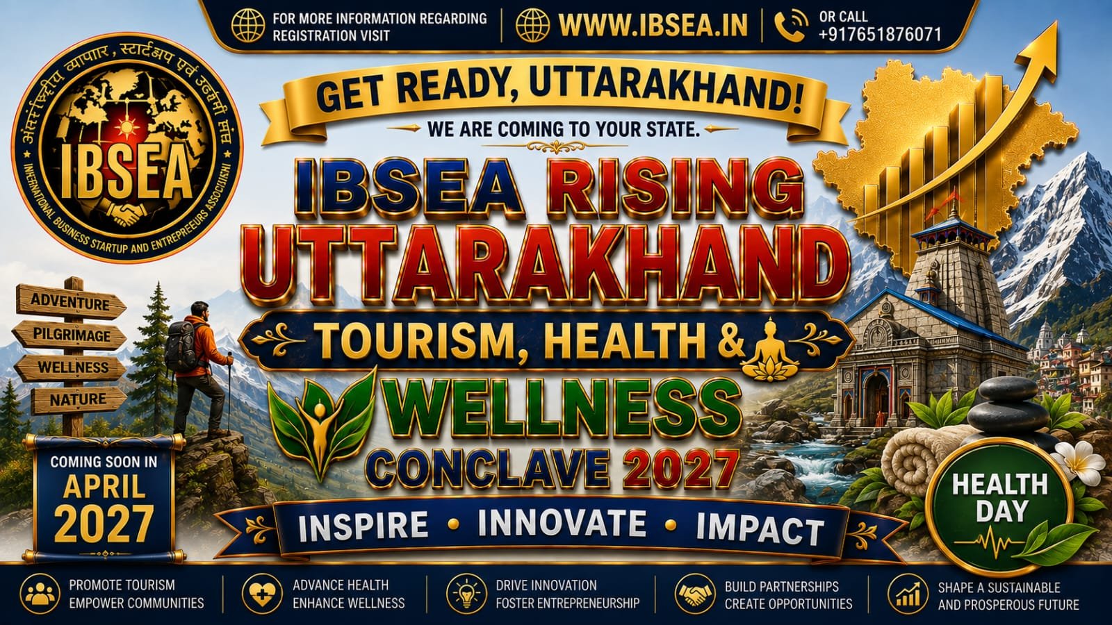 RISING UTTARAKHAND TOURISM, HEALTH WELLNESS CONCLAVE 2027