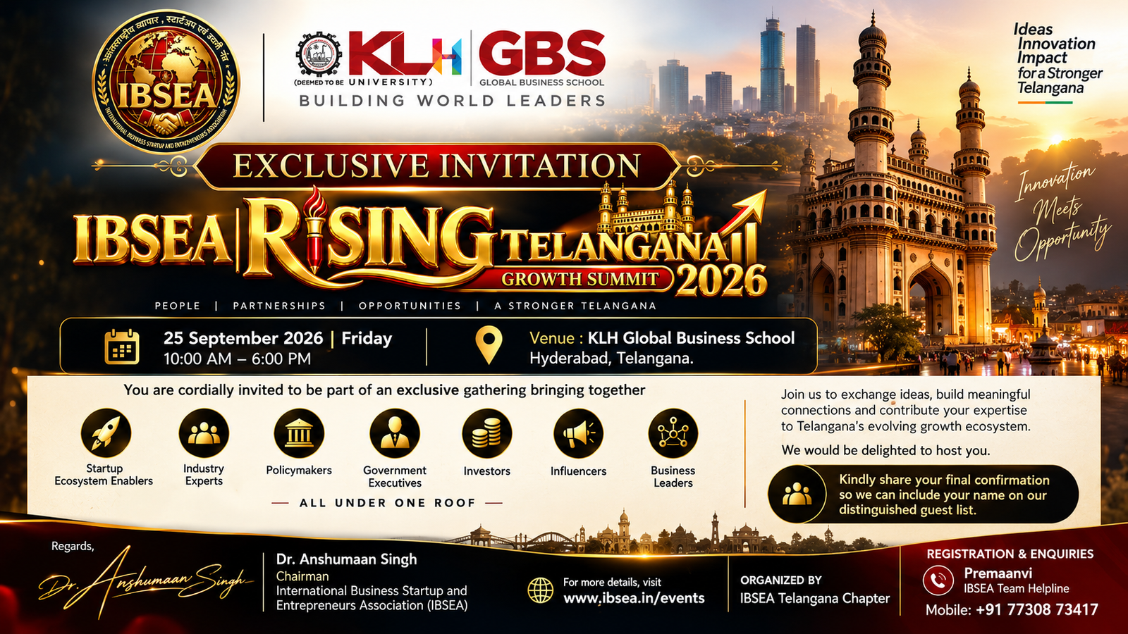 IBSEA Rising Telangana Growth Summit