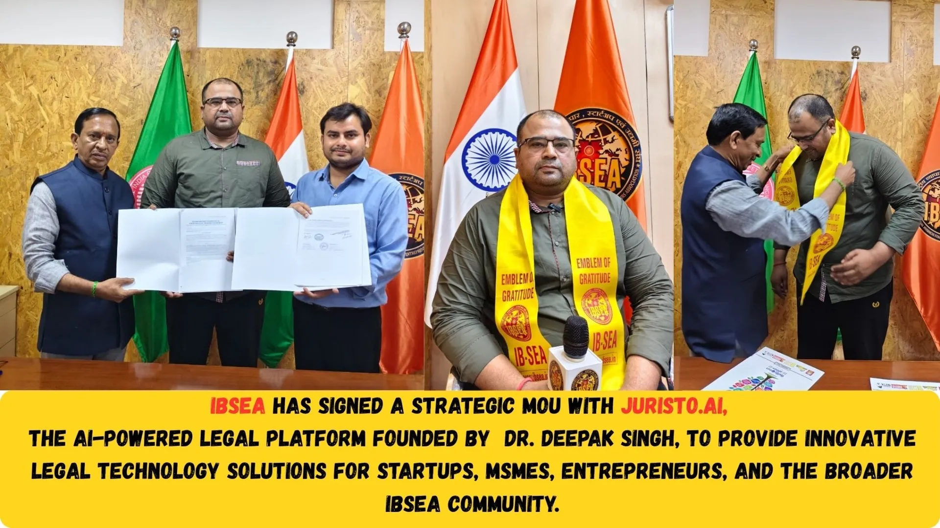 IBSEA has signed a strategic MoU with Juristo.ai